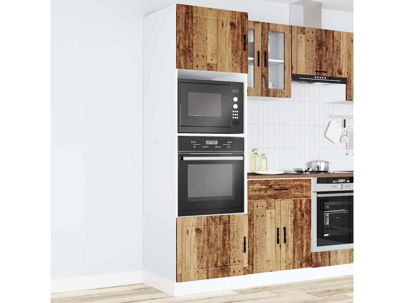 Meuble de rangement, armoires de four porto vieux bois bois d'ingénierie - Conforama C