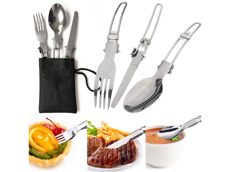  Kit de casseroles camping 9 pièces – ustensiles de cuisine en aluminium durable  - Conforama D
