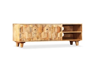 Meuble tv coloris marron 118 cm