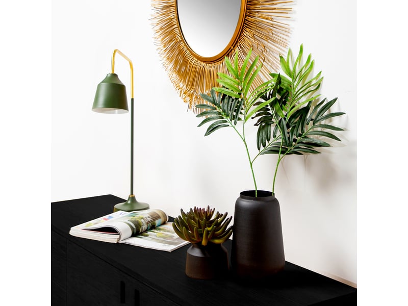  Lampe à poser en métal carisa 69cm vert militaire  - Conforama E