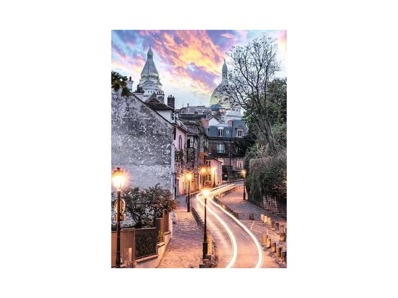  Puzzle 500 pieces urbain la ruelle de montmartre 49 x 32 cm RAR12000980 - Conforama B