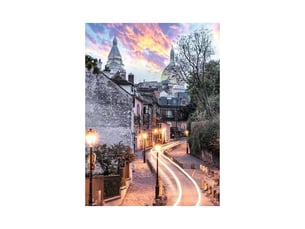 Puzzle 500 pieces urbain la ruelle de montmartre 49 x 32 cm