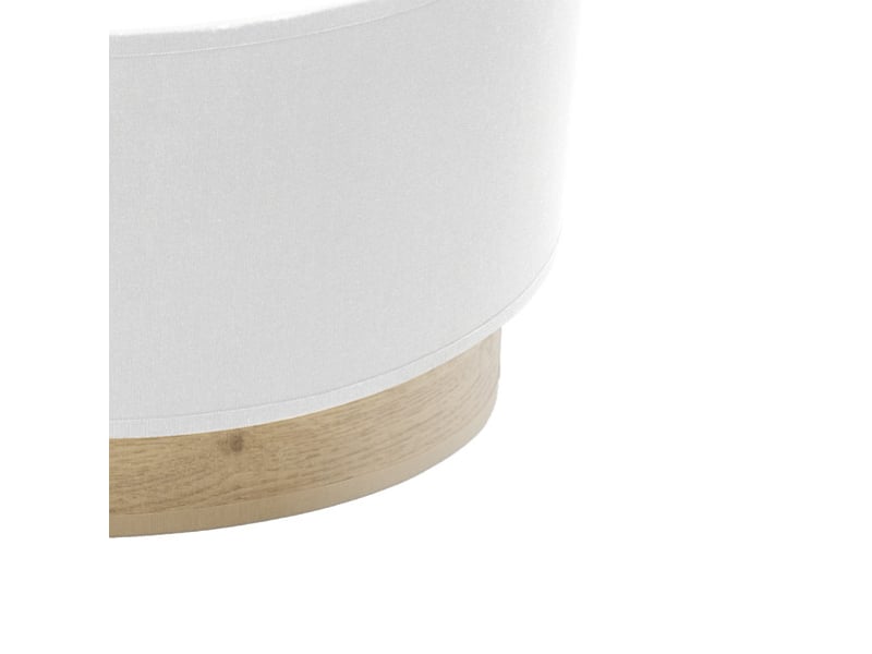 Applique murale fabrilamp olga blanc bois clair 1 x e27 15x30x16 cm 190061001 - Conforama C