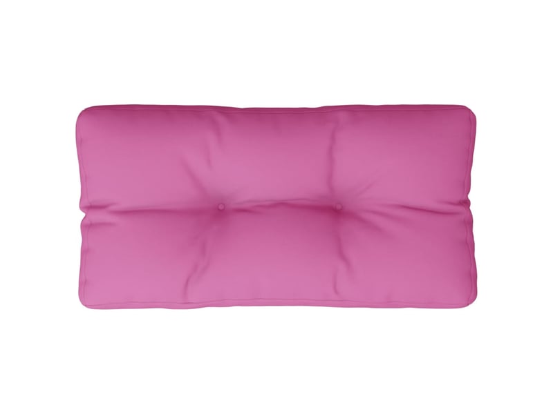  Coussin de palette, coussin de chaise, coussin de canapé rose 70x40x12 cm tissu cf55433  - Conforama A
