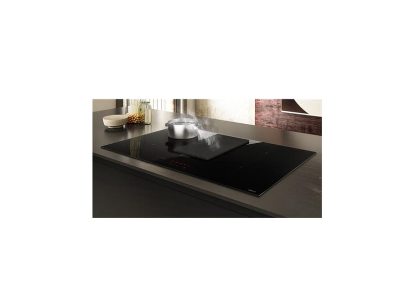  Elica - table de cuisson aspirante induction 83cm 4 feux 7400w noir  prf0210553 - PRF0210553 - Conforama D
