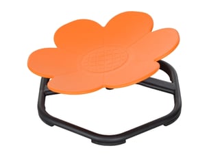 Chaise sensorielle enfant orange, siège rotatif d’équilibre, entraînement sensoriel, plastique