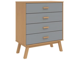 Commode 1 tiroir(s)    <strong></strong> <strong></strong> coloris gris largeur 0 cm