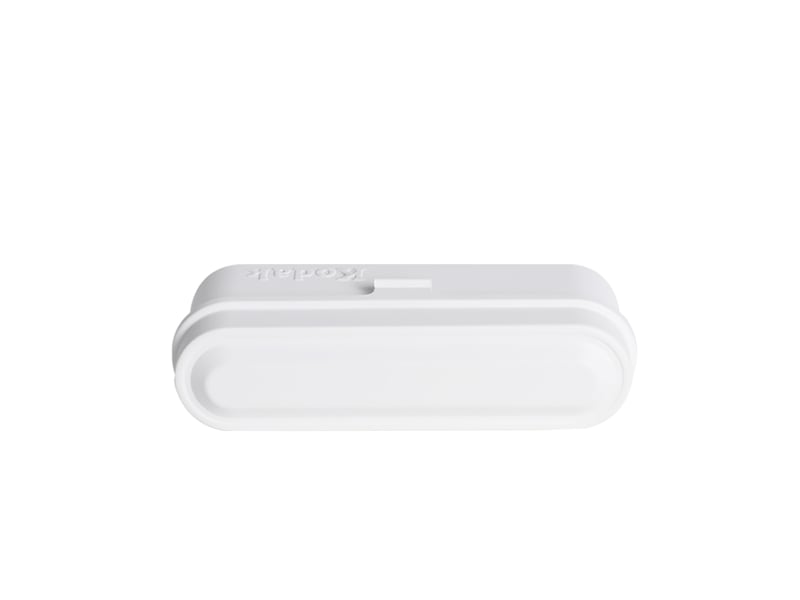  Kodak film case (135) - boîtier compact en acier pour 5 rouleaux de film 135 mm, capot amovible, design années 70, protection poussière et humidité - blanc  - Conforama C