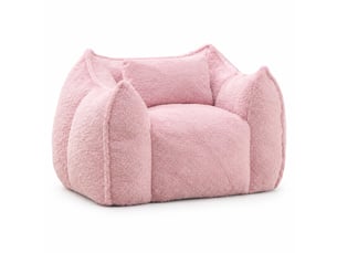 Fauteuil convertible MIVRAY   Tissu rose vendu A l'unité
