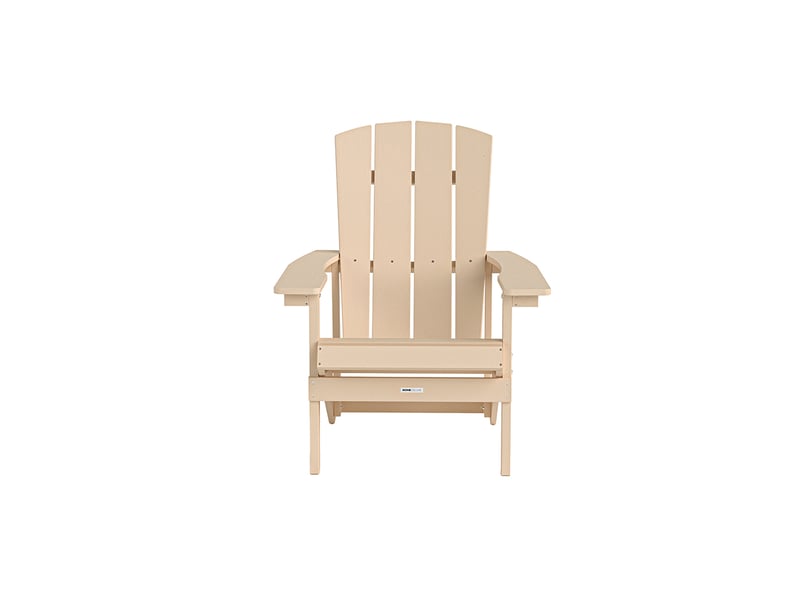 Home deluxe chaise de jardin farea – marron | chaise d'extérieur confortable avec tabouret en plastique hdpe pour terrasse et jardin - Conforama D