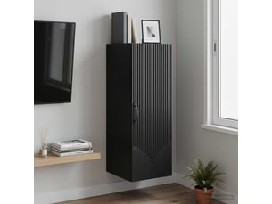 Armoire     <strong></strong> <strong></strong> coloris noir largeur 33 cm