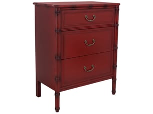 Commode en bois rouge 76x45,5x96 cm h
