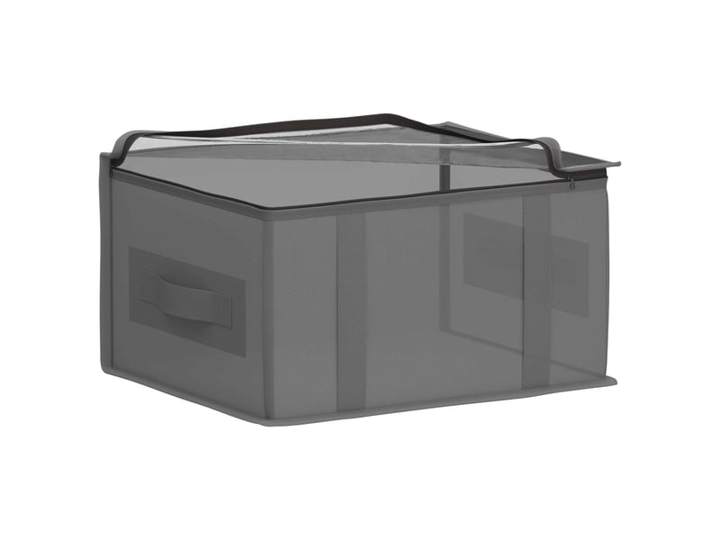  Boîte de rangement avec fenêtre transparente 2 pcs tissu intissé shl40717  - Conforama D