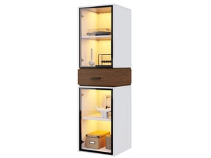 Vitrine coloris blanc <strong>VIVRYN</strong> <strong></strong> - x200 cm