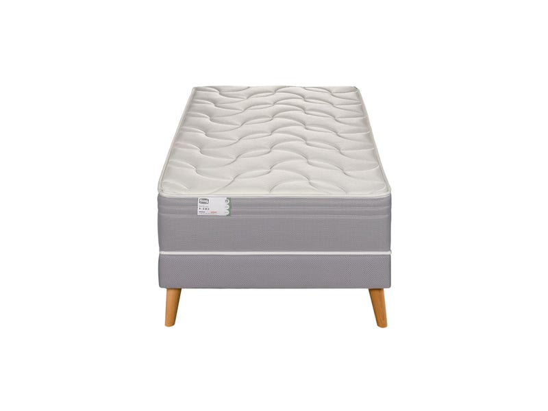 Ens l indispensable 90x200 matelas h26 ressort ensachés, ferme, sommier  - Conforama C