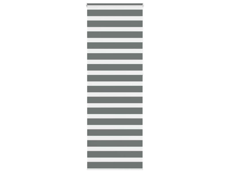 Store zèbre, store de fenêtre gris foncé largeur du tissu 75,9 cm polyester cf48626 - Conforama B