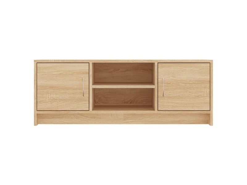  Meuble tv - banc tv - meuble de rangement chêne sonoma 102x30x37,5 cm bois d'ingénierie  - Conforama E