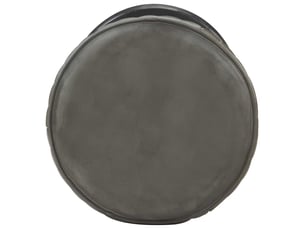Tabouret de bar, chaise de bar gris cuir véritable