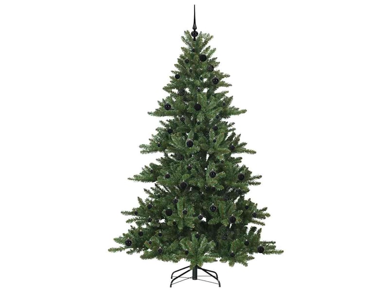  Sapin de noël - arbre de noël artificiel à branches articulées vert 210 cm  - Conforama C