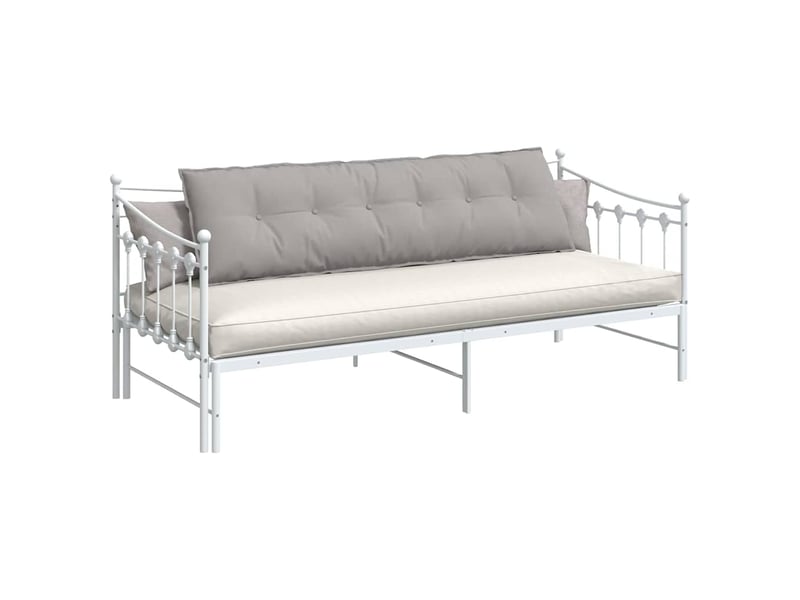Coussin de dos, coussin de dossier gris nuage 180 x 19 x 50 cm tissu cf54739 - Conforama C