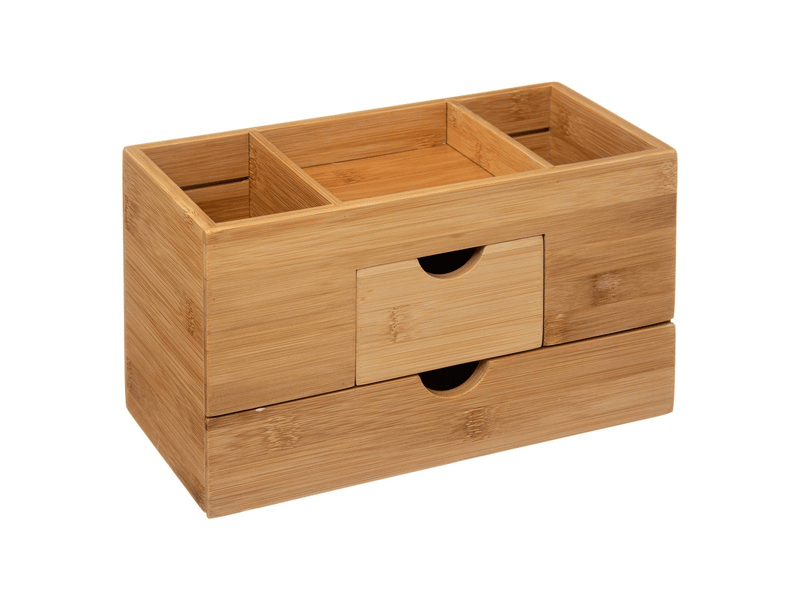  Organiseur 2 tiroirs3 compartiements bambou - 5five 200 pièces  - Conforama A