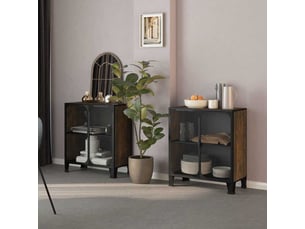 Armoire <strong></strong> <strong></strong> coloris marron largeur 72 cm