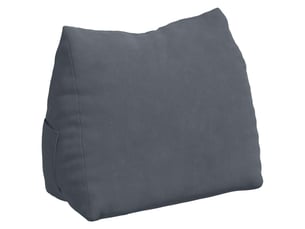 Coussin de dos, coussin de dossier gris foncé 45 x 20 x 35 cm cf54715