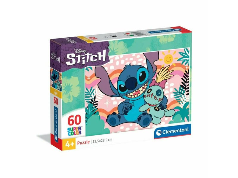  Puzzle clementoni 26331 stitch - 60 pièces 8005125263318 - Conforama A