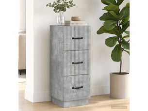 Armoire de rangement bureau, armoire à tiroirs 33 x 34.5 x 87 cm bois d'ingénierie shl6344