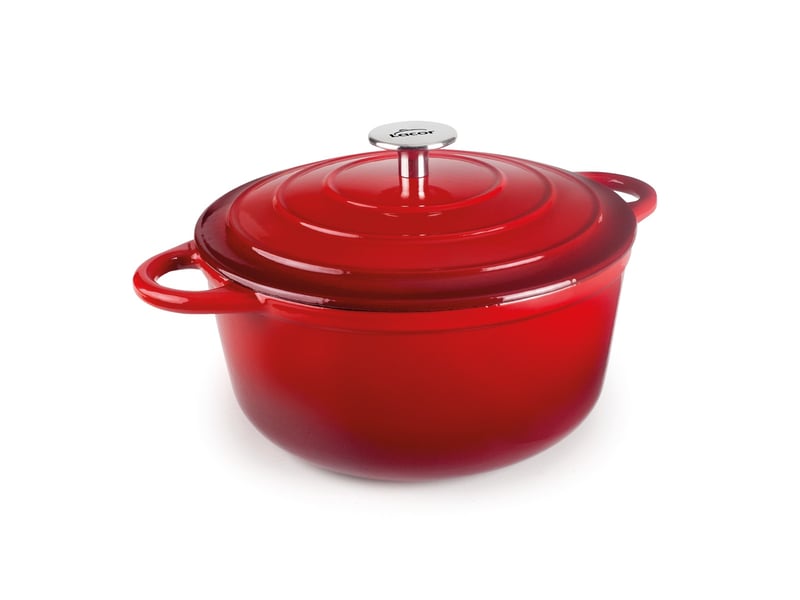  Lacor - cocotte ronde 28cm rouge  71738 - 71738 - Conforama A