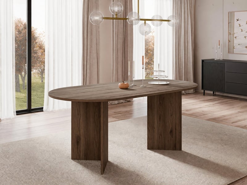 Table comfivo fungus, stratifié, stratifié, 75x90x185cm - Conforama B