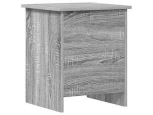Coffre de rangement avec stockage sonoma gris 40x40x50 cm
