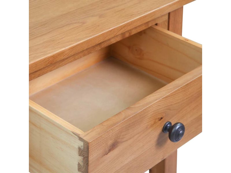  Table de chevet - table console 50 x 32 x 75 cm bois de chêne massif  - Conforama D