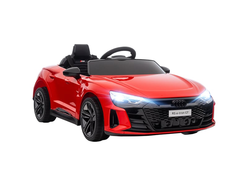 Voiture électrique pour enfants de 3 ans et plus audi rs e-tron gt avec télécommande 103 x 58 x 41 cm rouge - Conforama A