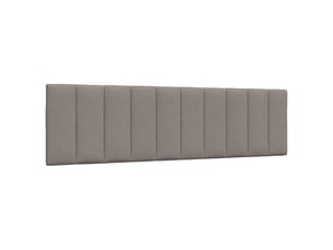 Coussin de tête de lit, coussin décoratif hanko taupe 180 cm tissu