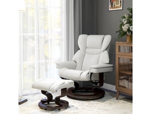 Pouf / repose pied WISHDOR blanc