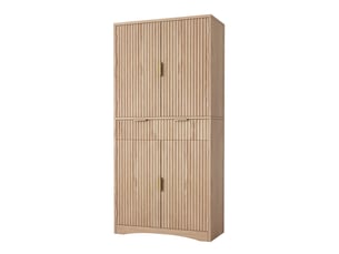 Buffet 4 porte(s) 1 tiroir(s) - 76 cm coloris naturel