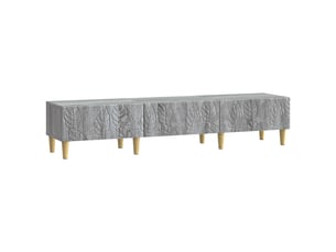 Meuble tv coloris gris 147 cm <strong></strong>  <strong></strong>
