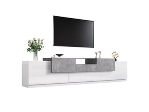 Lit adulte coloris blanc 200 cm <strong>SWEIKO</strong> <strong></strong>