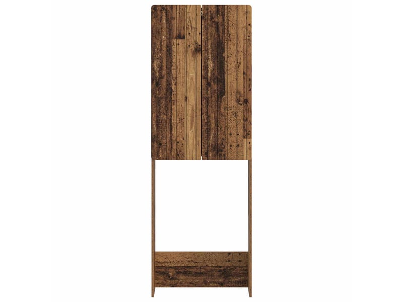  Armoire de toilette, meuble de toilette zwolle bois ancien 66x25.5x190 cm  - Conforama E