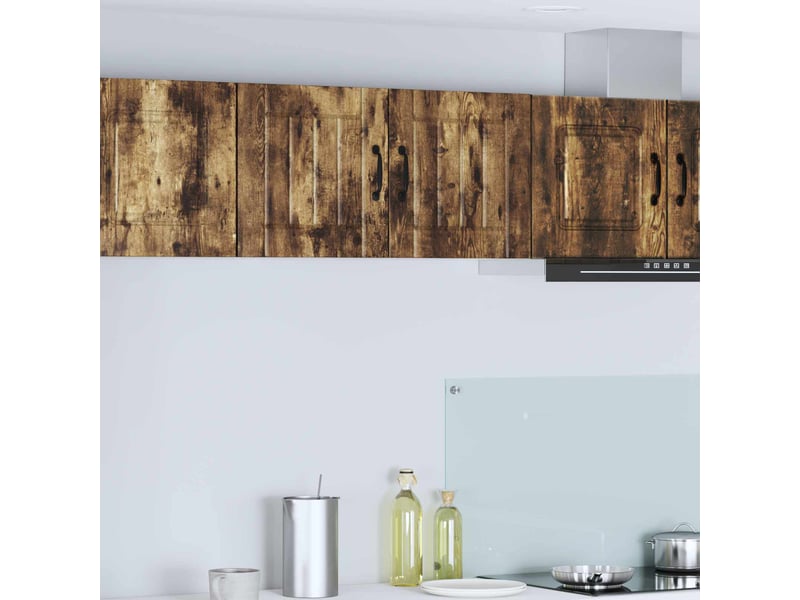  Armoire de cuisine chêne fumé 40x31x40cm bois d'ingénierie shl5796  - Conforama B