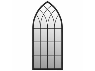 Miroir rectangulaire à fixer coloris noir <strong></strong> <strong></strong> - 100 cm x 45 cm
