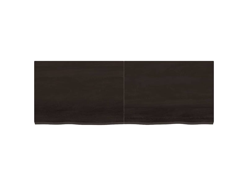  Comptoir de salle de bain, plan de travail marron foncé bois massif traité cf65874  - Conforama D
