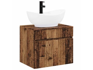 Ensemble de mobilier de salle de bain bois ancien cf64603