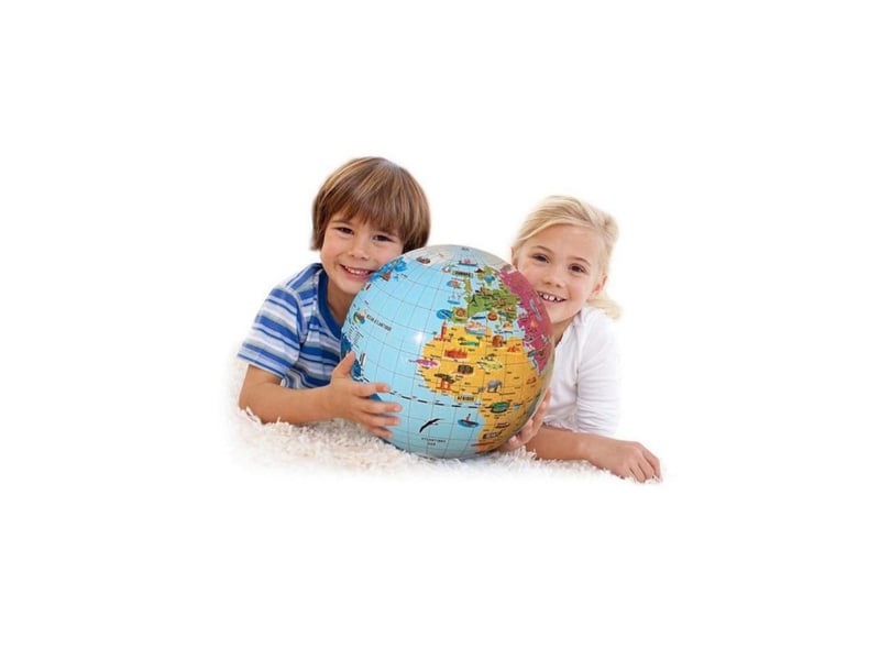  Ballon globe merveilles du monde - 42 cm caly TMMERV1 - Conforama B