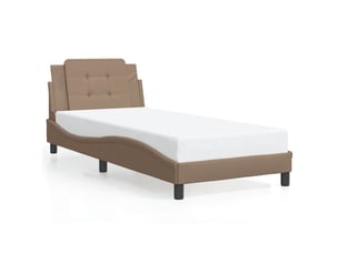 Lit simple 100x200 cm    coloris marron
