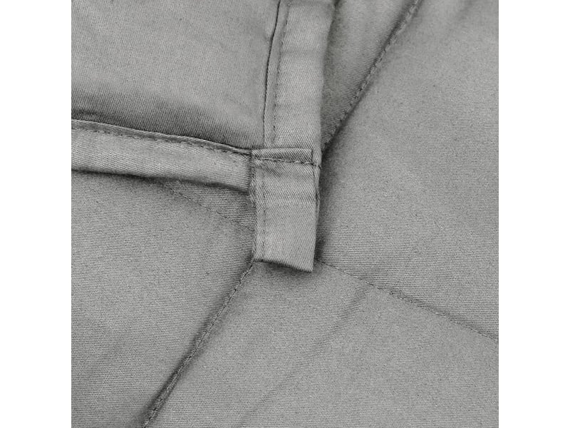  Couverture lestée adulte gris 220x240 cm 11 kg tissu shl18547  - Conforama E