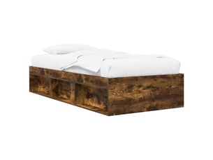 Lit simple 80x200 cm    coloris marron