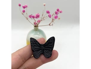 Set de 5 poignées papillon noires, poignées décoratives d'animaux de style vintage pour commodes
