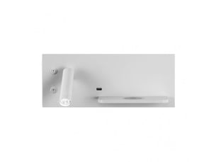 Applique murale fabrilamp velazquez blanc led intégrée 2 w 130 lm 4000 k 14x35x14 cm